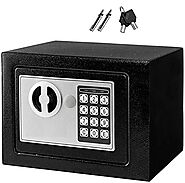 Savya home® Home Security Electronic Safe,Locker,Chest,Safe Box (Black): Amazon.in: Home Improvement