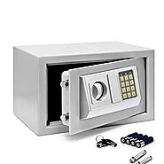 GOBBLER Digital Electronic Safe Metal Locker Box for Home and Office | Ideal for Jewellery Money Valuables (GS200D) -...