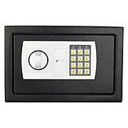 IPSA ES01 Digital Electronic Safe Locker with Password Solid Steel Structure Double Bolt Locking Rust-Free Surface Em...
