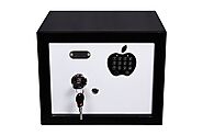ARMOUR Nano Electronic + Mechanical Safe (12x9x9-inch, Black + White): Amazon.in: Home Improvement