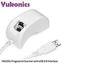 Yukonics Startek FM220U Biometric Fingerprint Scanner with USB 2.0 Interface with RD Device Fingerprint Reader for Di...