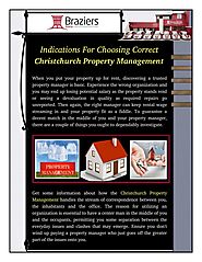 Some Information About Christchurch Property Management
