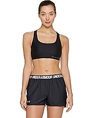 Under Armour Women's Play Up 2.0 Shorts , Black (002)/White , X-Large