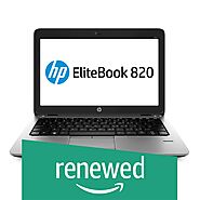 Buy (Renewed) HP Elitebook 820 G2 (CORE I5 5TH GEN/8GB/500GB/WEBCAM/12.5''/DOS) (Black-Grey) Online at Low Prices in ...