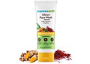 Mamaearth Ubtan Face Wash for Tan Removal with Turmeric and Saffron