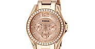 Fossil Riley Analog Rose Gold Dial Women's Watch - ES2811 - Easy Shopping Deal