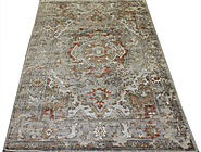 Buy 4x6 Oushak Rugs Ivory Fine Hand Knotted Wool & Viscose Area Rug MR023761 | Monarch Rugs