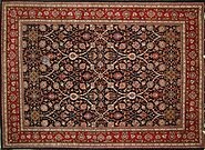 Buy 9x12 Traditional Rugs Black / Red Fine Hand Knotted Wool Area Rug - MR0504 | Monarch Rugs