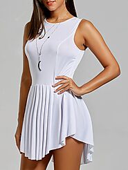 Sun Dresses White S Midi-Dress Sale