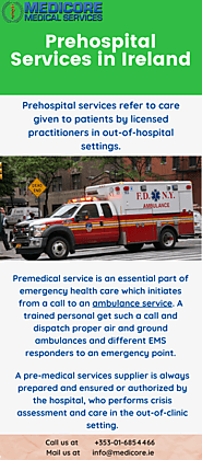 Do you need ambulance services?