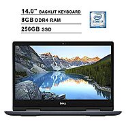 Dell Inspiron 14 5482 14 Inch FHD 2-in-1 Touchscreen Laptop (Intel Core i7-8565U up to 4.6 GHz, 8GB RAM, 256GB SSD, B...