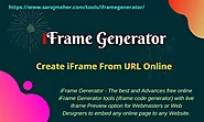 iFrame Generator ~ Free Responsive iFrame Embed Code Generator