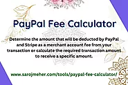 PayPal Fee Calculator ~ Calculate PayPal Fees