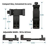 Humble Universal Tripod Mount Adapter Clip with Adjustable Clamp for Mobile Phone, Smartphones & All Types of Tripods...