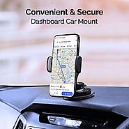 Amkette iGrip Tuff Dashboard and Windshield Car Mobile Holder for All Smartphones with Sticky Gel Suction and 360 Deg...