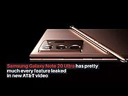Samsung Galaxy Note 20 Ultra has pretty much every feature leaked in new AT&T video!