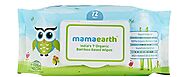 Mamaearth Organic Bamboo Based Wipes, for Babies, with Almond Oil and Shea Butter
