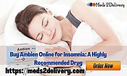 Buy Ambien Online for Insomnia : A Highly Recommended Drug