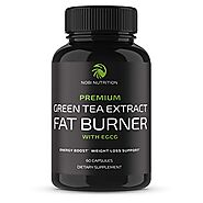 Nobi Nutrition Green Tea Fat Burner - Green Tea Extract Supplement with EGCG - Diet Pills, Appetite Suppressant, Meta...