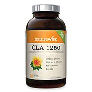 NatureWise CLA 1250 Natural Weight Loss Exercise Enhancement (2 Month Supply), Increase Lean Muscle Mass, Non-Stimula...
