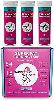 Slimmy Tabs - Super Fat Burning Effervescent Detox and Weight Loss Tabs - All Natural Ingredients, Keto Friendly, No ...