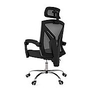 Hbada Ergonomic Office Recliner Chair - High Back Desk Chair Racing Style with Lumbar Support - Height Adjustable Sea...
