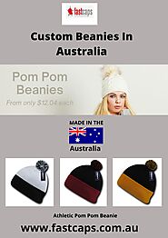 Buy Affordable And Best Custom Beanies Online in Australia By Fast Caps