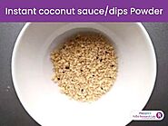 Formulation of Instant Coconut Dips/Sauce Powder