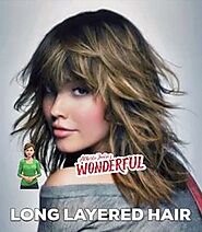 Indique Long layered hair