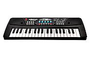VikriDa 37 Key Piano Keyboard Toy with DC Power Option, Recording and Mic: Amazon.in: Musical Instruments