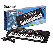 Buy Touyma® 37 Key Piano Keyboard Toy for Kids with Mobile Charger Power Option and Recording - Latest Edition Online...