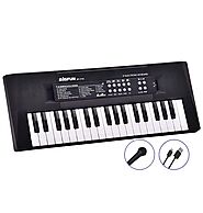 APK 37 Keys Electronic Keyboard Piano Digital Music Key Board with Microphone Children Gifts Musical Enlightenment: A...