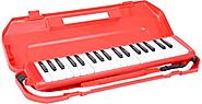 HRB MUSICALS 37 Key Melodica Instrument/Harmonica Instrument Air Piano Keyboard with Mouthpieces Musical Instrument a...