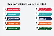 How to Get Visitors to a New Website