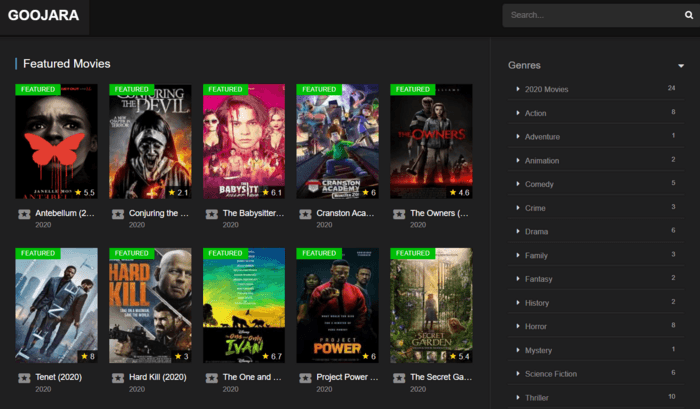 Goojara Movies | A Listly List