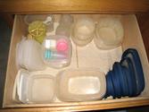 How to Organize Empty Food Storage Containers and Lids