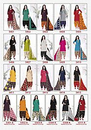Panchi Designer Suits (Panchi Vol - 5) Manufacturers & Exporters from Pali, Marwar, Rajasthan - Shree Ganesh Print-Fa...