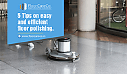 Choose the right floor polishing with us!