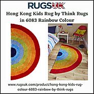 Hong Kong Kids Rug by Think Rugs in 6083 Rainbow Colour