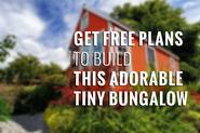 Get Free Plans to Build This Adorable Tiny Bungalow