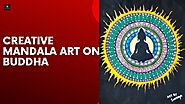 Creative mandala art on Buddha | Mandala Art | Mandala Drawing | Mandala Artwork