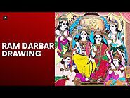 Ram Darbar Drawing | Ram Darbar Painting | Ram Sita Drawing | Sita Ram Painting | Sita Ram