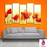 Digital Wall Multiple Frames Painting for Living Room, Bedroom, Hotels & Office
