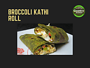 Broccoli Flour Kathi Roll