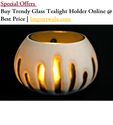 Importwala India: Buy In Wholesale, Or Buy In Retail Online Trendy Glass Tea light Holder @ Best Price | Importwala.com