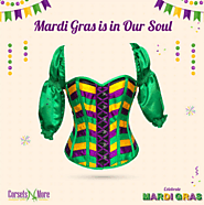 Flaunt the trendiest style down the street for Mardi Gras! 💛💜💚