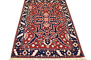 Buy 4x6 Flat Weave Rugs Red / Dk. Blue Fine Hand Knotted Wool Area Rug - MR6713 | Monarch Rugs