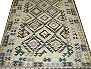 Buy 5x7/8 Flat Weave Rugs Multi Fine Hand Knotted Wool Area Rug MR13334 | Monarch Rugs