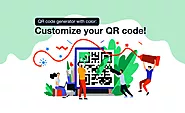 QR code generator with color: Customize your QR code! - Free Custom QR Code Maker and Creator with logo