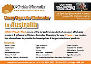 Cheap cigarette wholesaler Australia